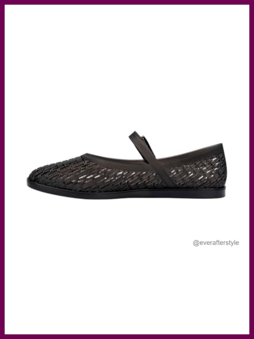 Ballet Flat with Adjustable Buckle Lightweight Vegan Waterproof